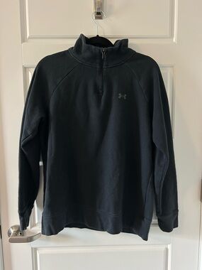 Under Armour Men’s Black Quarter-Zip Fleece Pullover